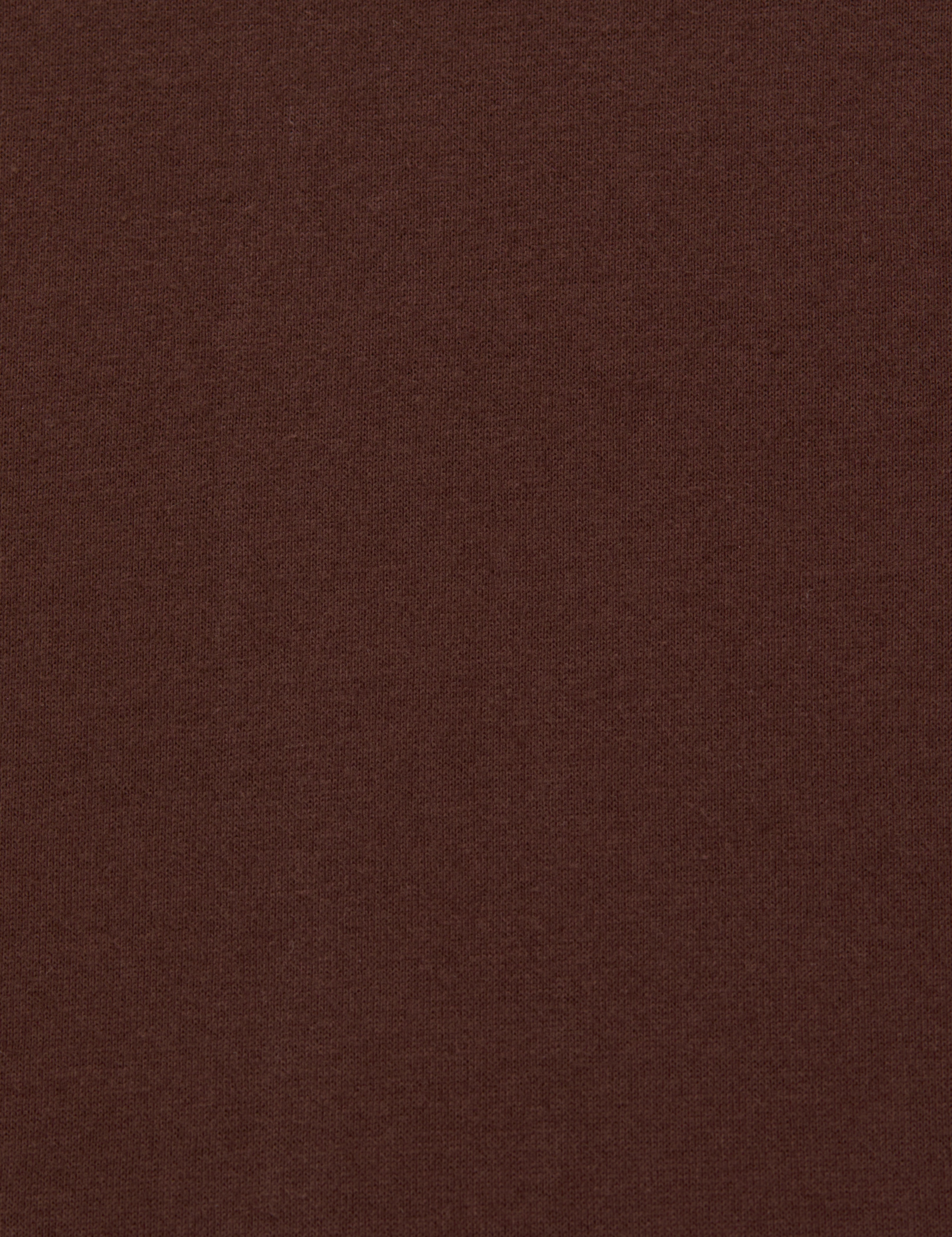 Koyu Kahverengi Regular Fit Bisiklet Yaka Basic Tişört - Image 7
