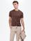 Koyu Kahverengi Regular Fit Basic Tişört