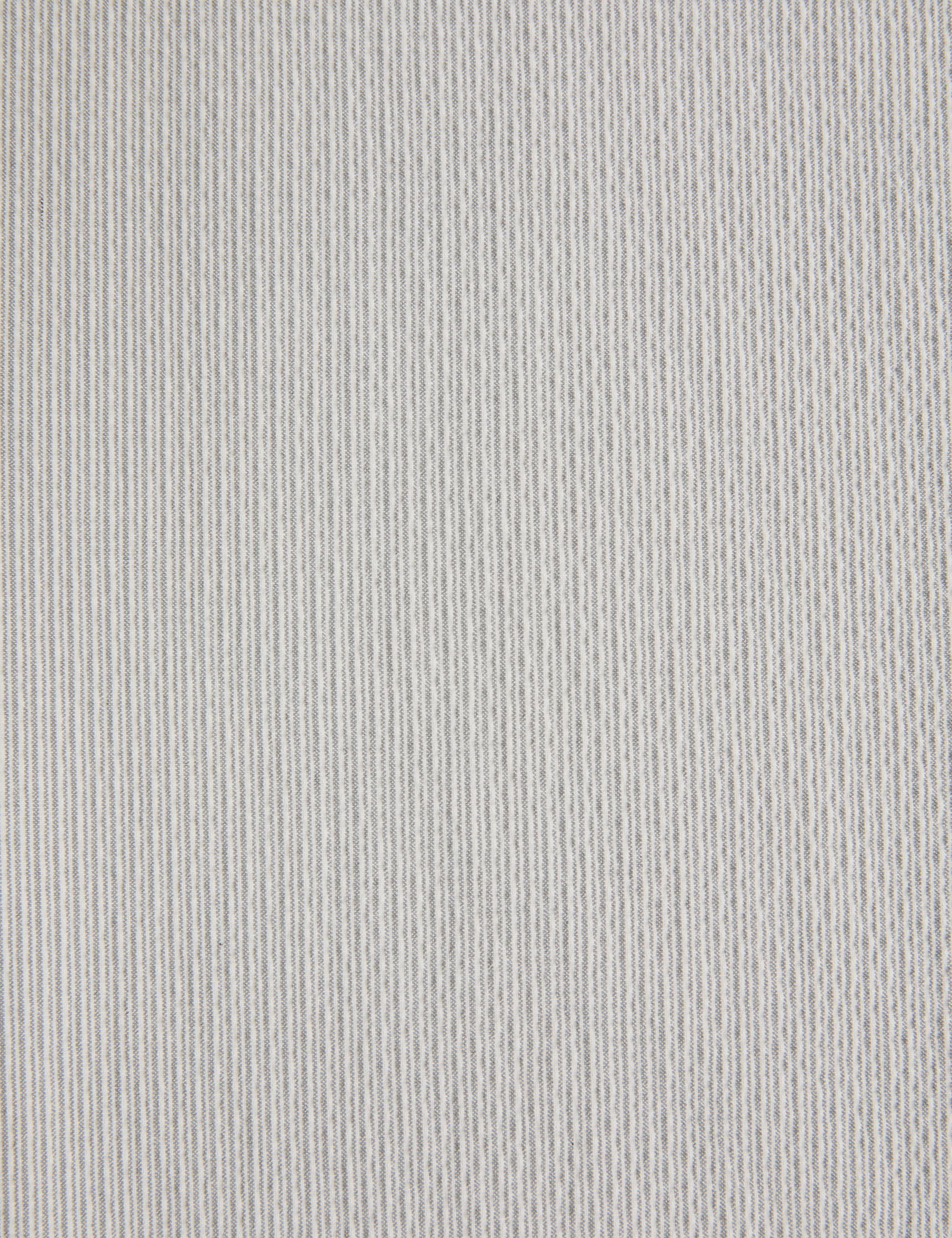 Gri Slim Fit Gofre Yazlık Kanvas Pantolon