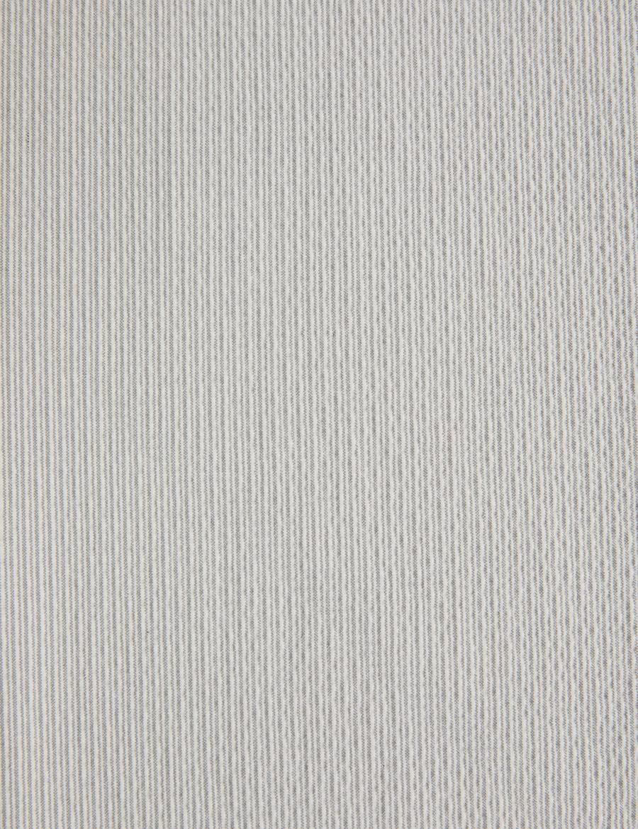 Gri Slim Fit Gofre Yazlık Kanvas Pantolon