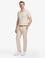 Bej Regular Fit Basic Kanvas Pantolon