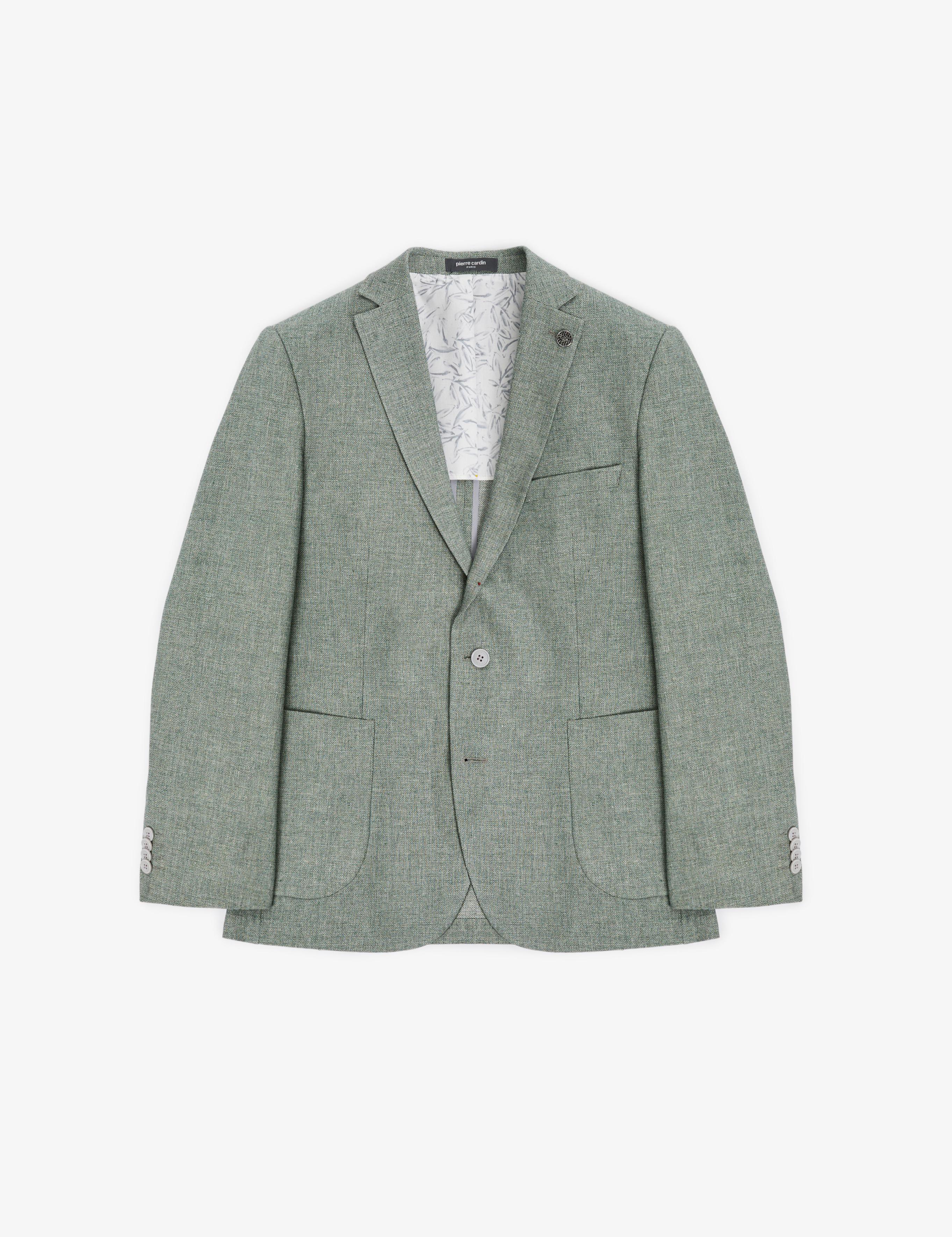 Mint Ex. Slim Fit Keten Pamuk Karışımlı Ceket