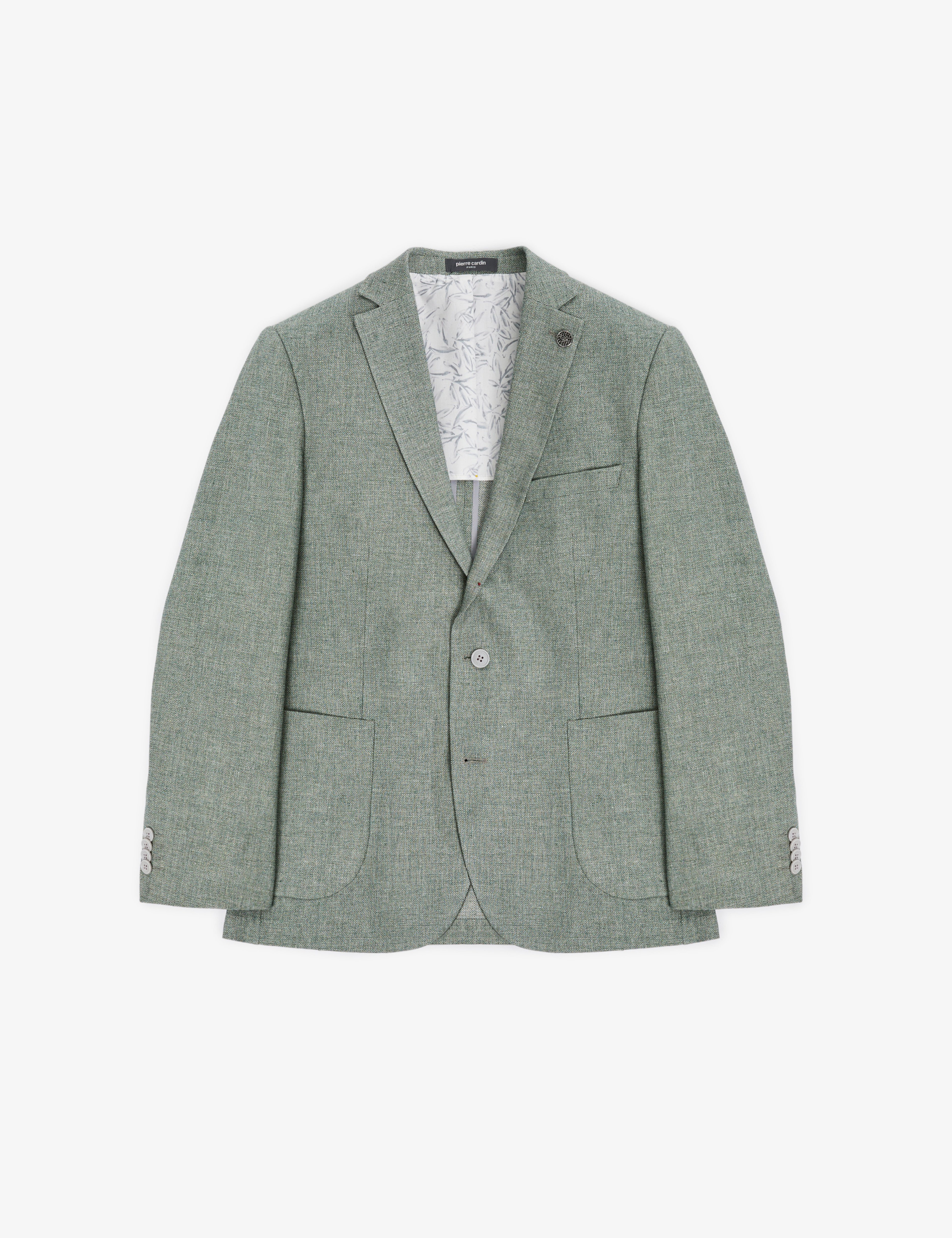 Mint Ex. Slim Fit Keten Pamuk Karışımlı Ceket - Image 6