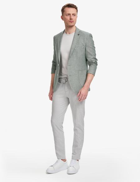 Mint Ex. Slim Fit Keten Pamuk Karışımlı Ceket - 50324253101