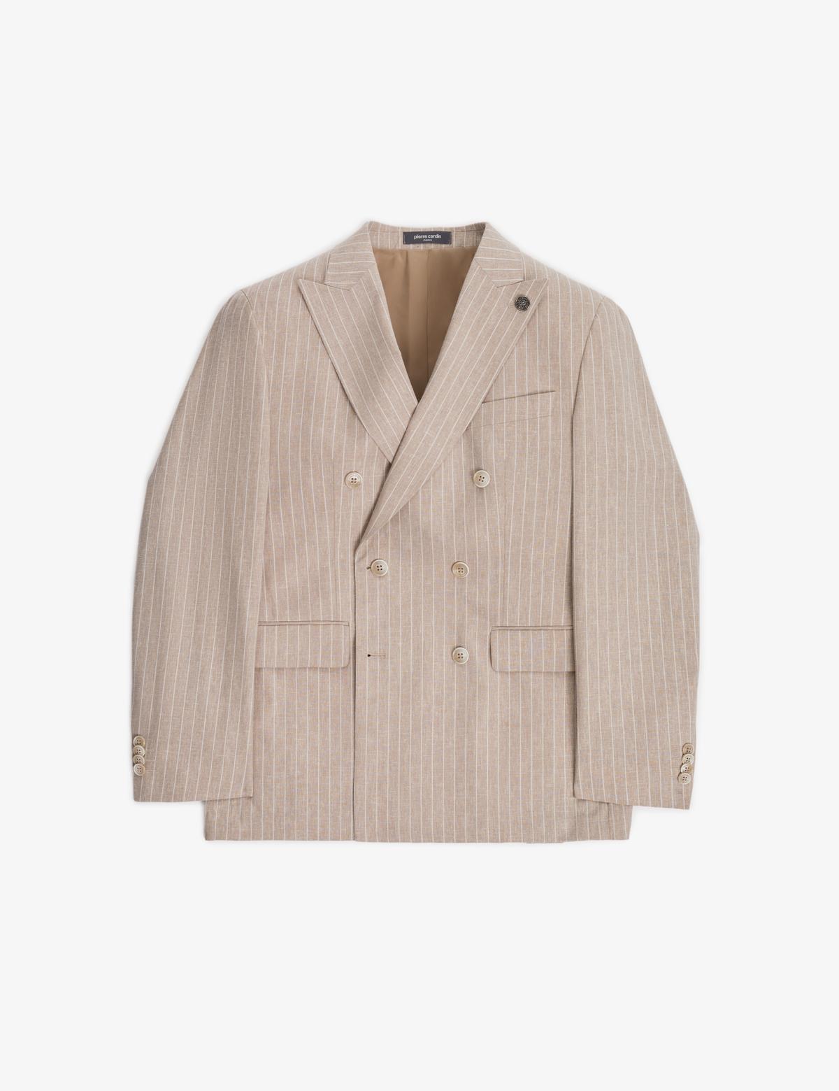 Açık Kahverengi Ex. Slim Fit Takım Elbise - 50324855026