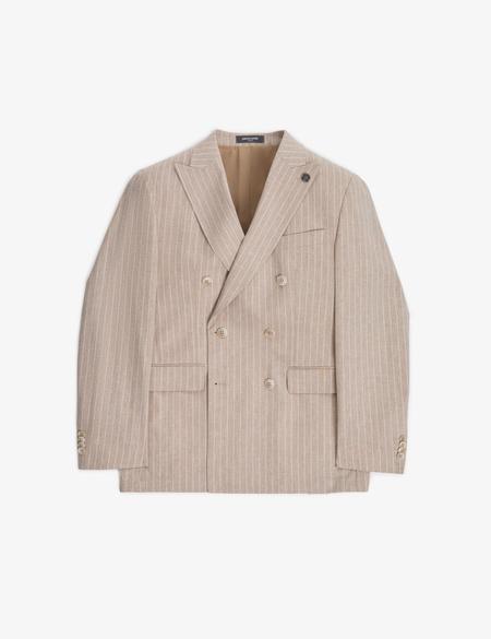 Açık Kahverengi Ex. Slim Fit Takım Elbise - 50324855026