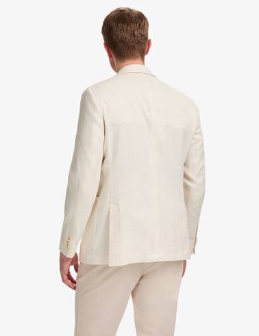 Bej Ex. Slim Fit Pamuk Karışımlı Ceket