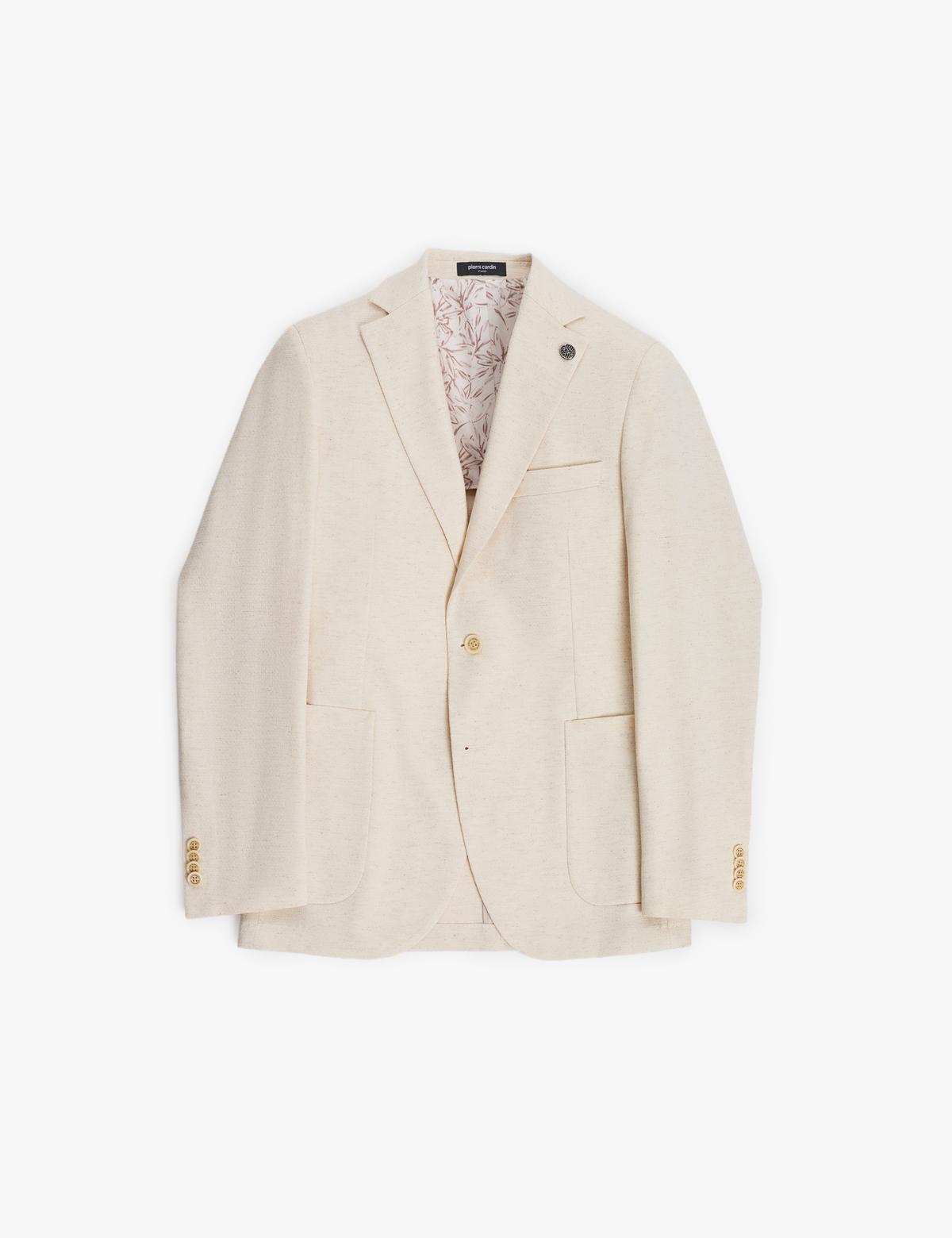 Bej Ex. Slim Fit Ceket - 50320377047