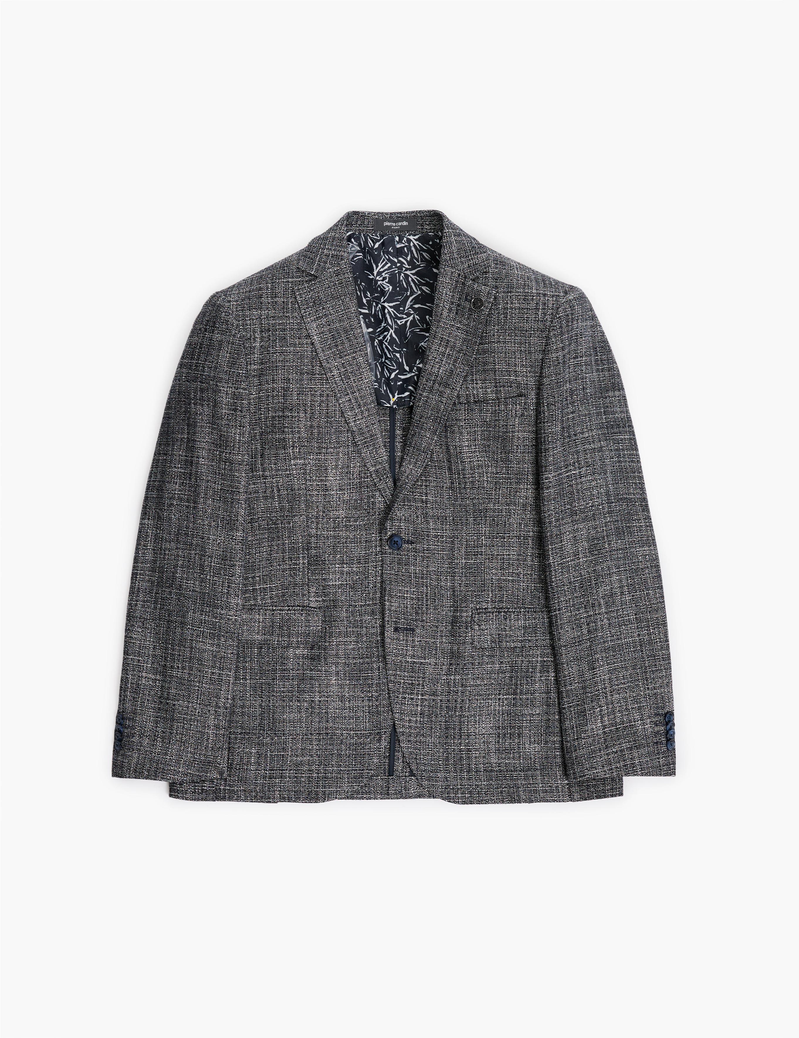 Lacivert Slim Fit Ceket