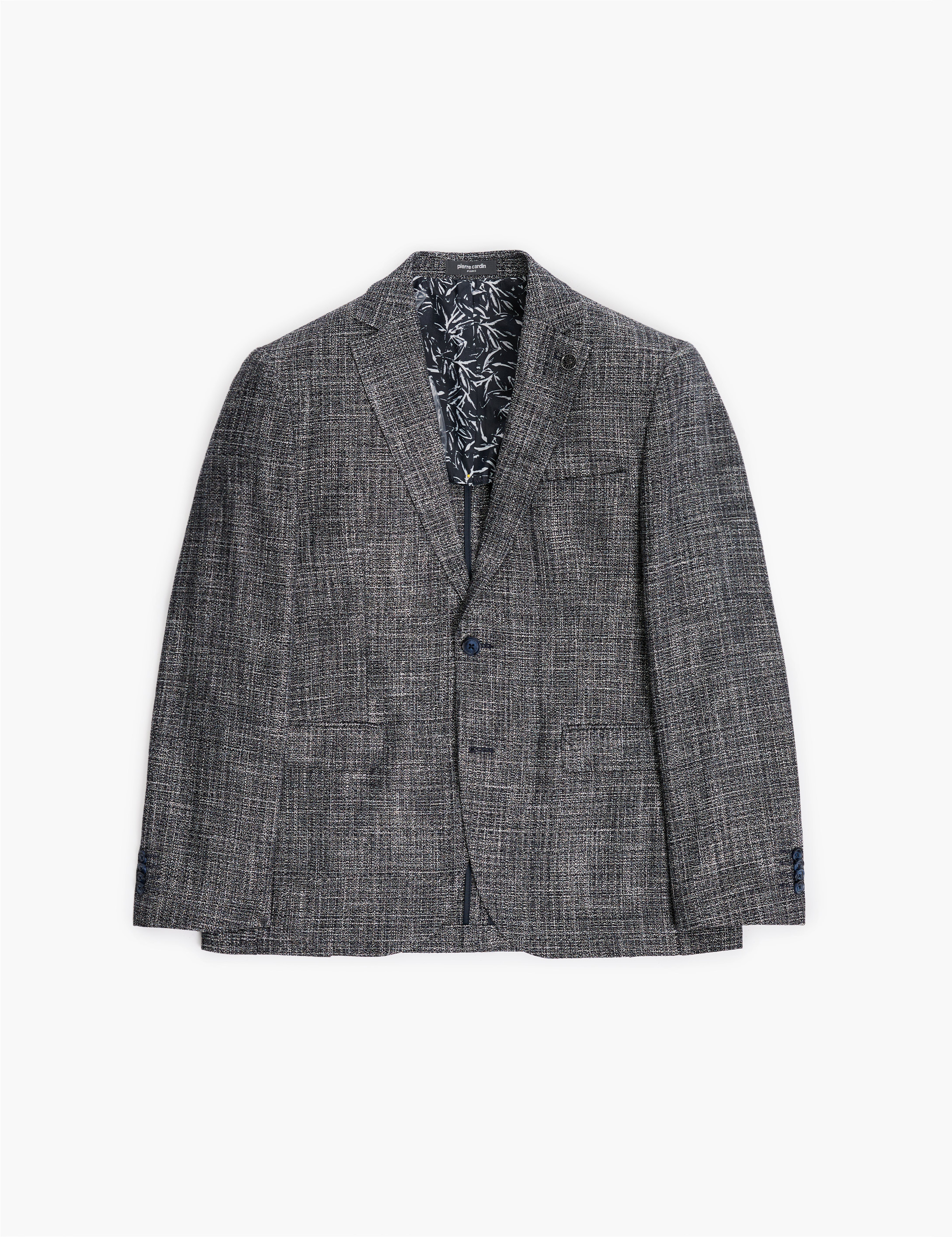 Lacivert Slim Fit Ceket - Image 6
