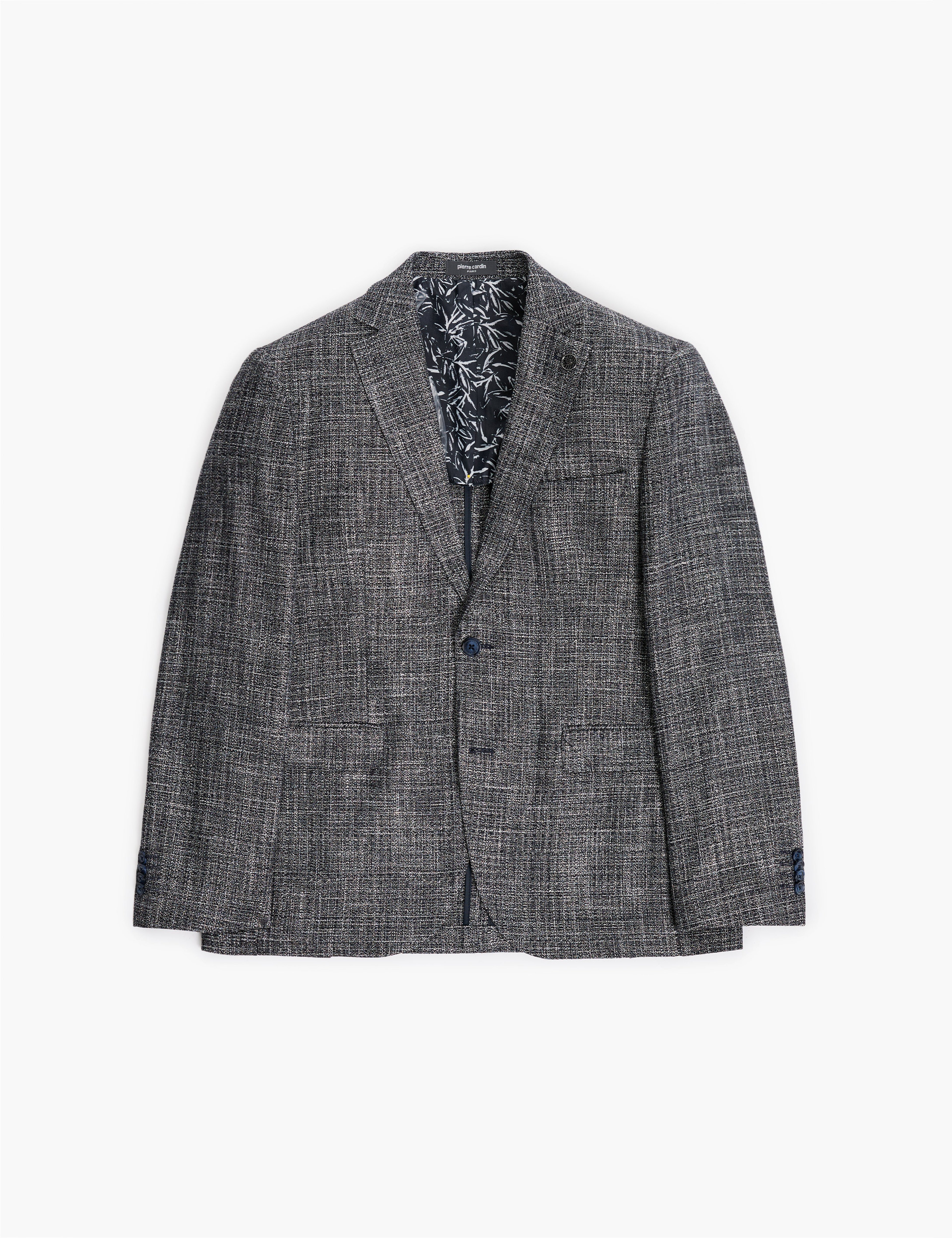 Lacivert Slim Fit Ceket