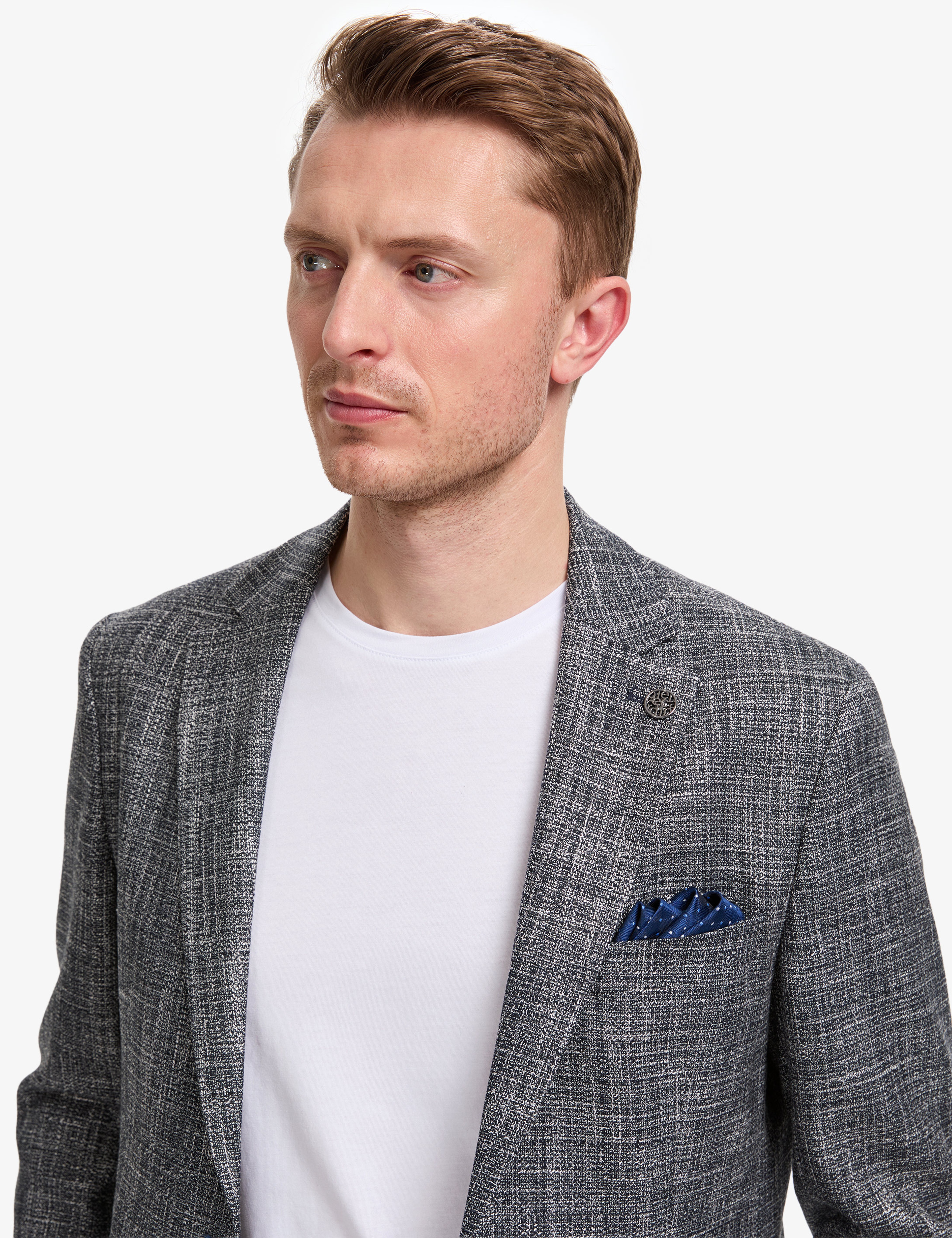 Lacivert Slim Fit Ceket - Image 2