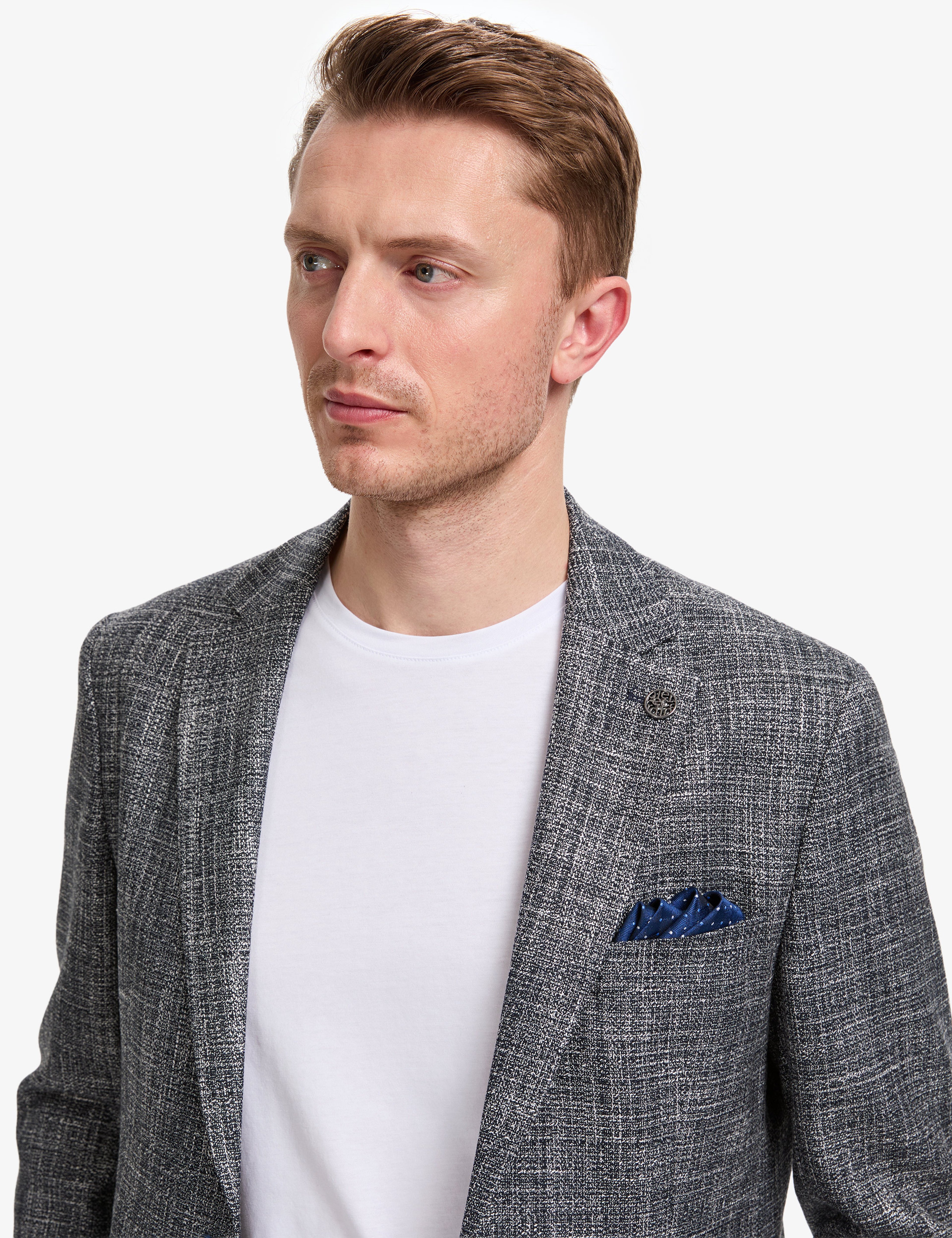 Lacivert Slim Fit Ceket