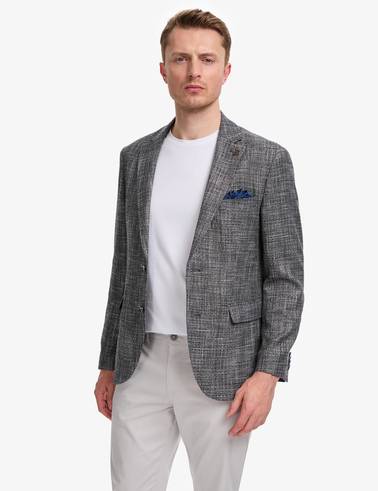Lacivert Slim Fit Ceket