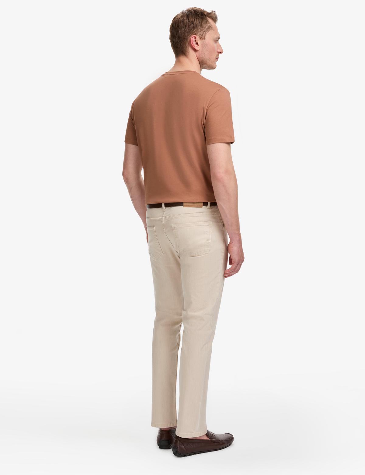 Bej Slim Fit Jean Pantolon - 50322848017