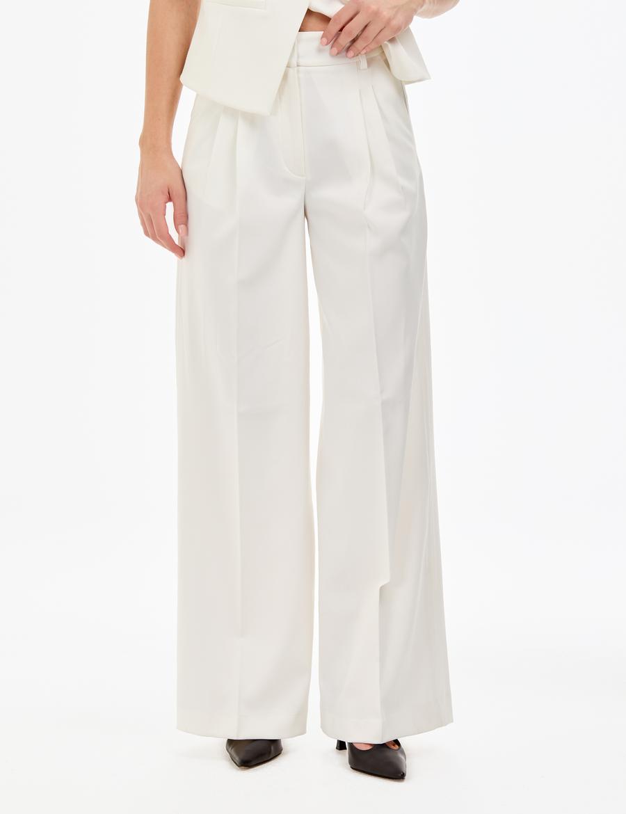 Ekru Kumaş Pantolon