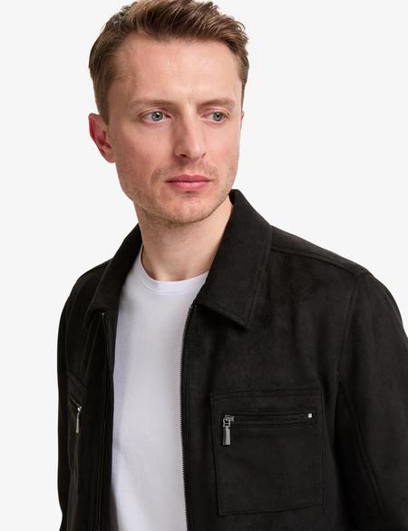 Siyah Deri Ceket - 50328161027