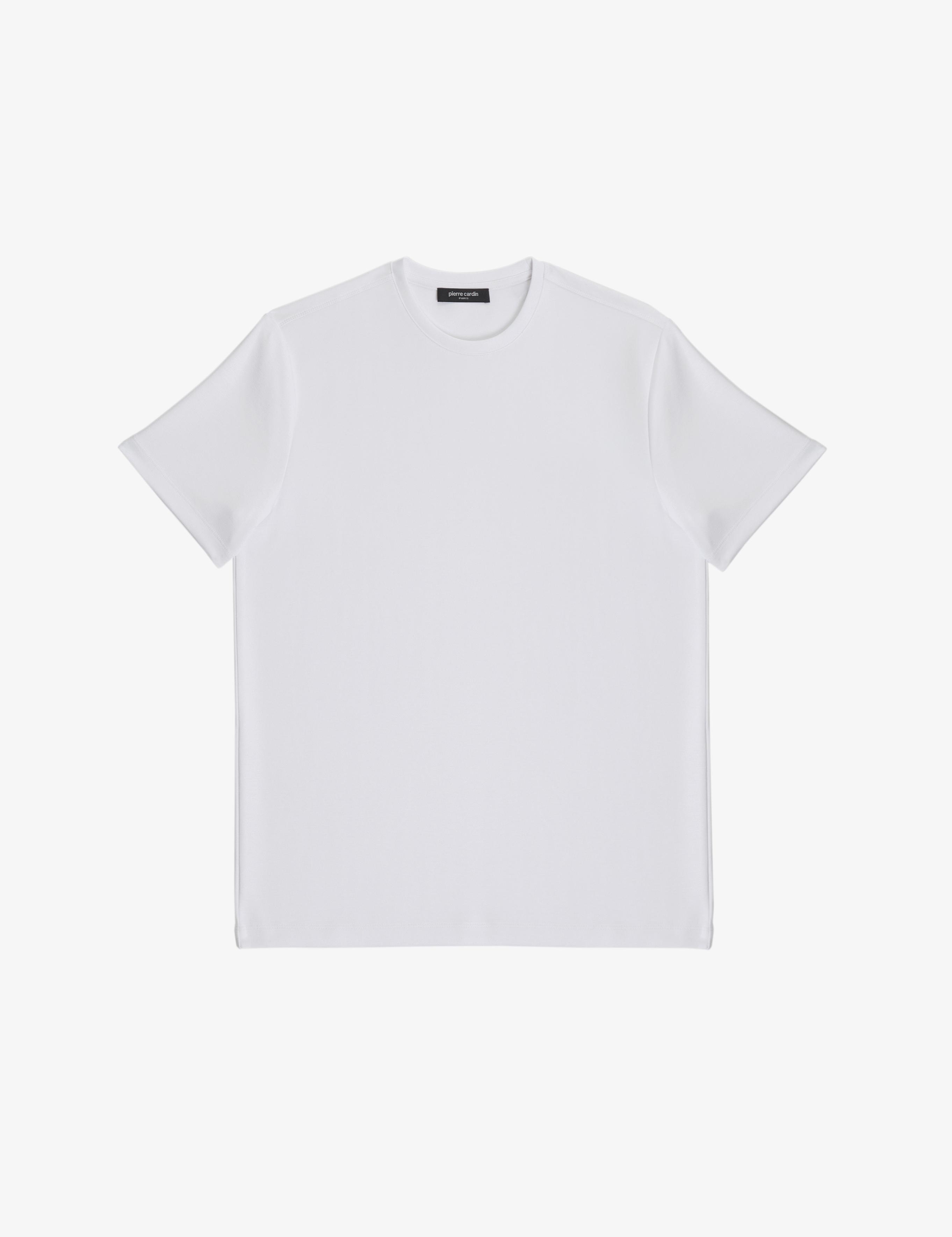 Ekru Regular Fit Basic Tişört