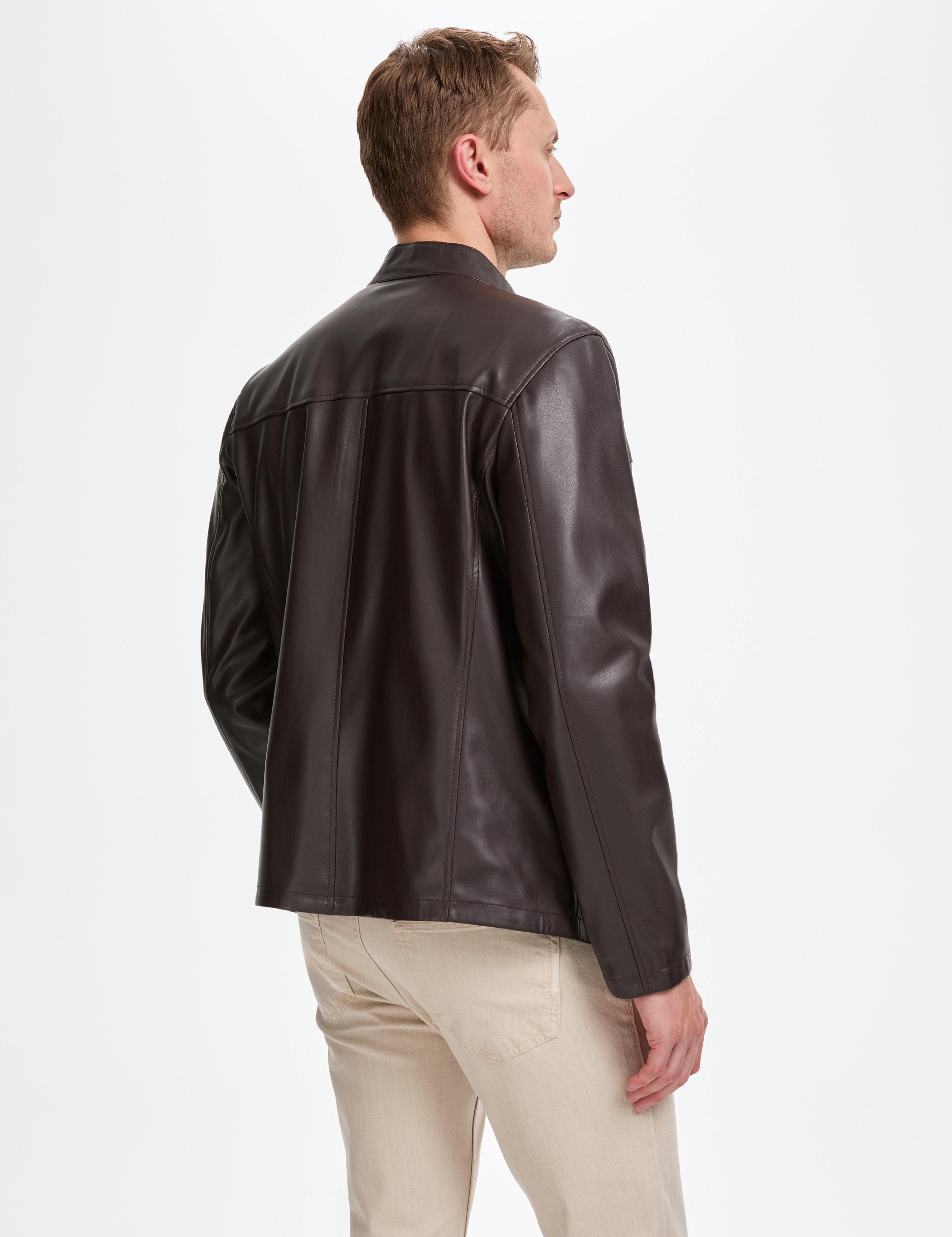 Kahverengi Deri Ceket