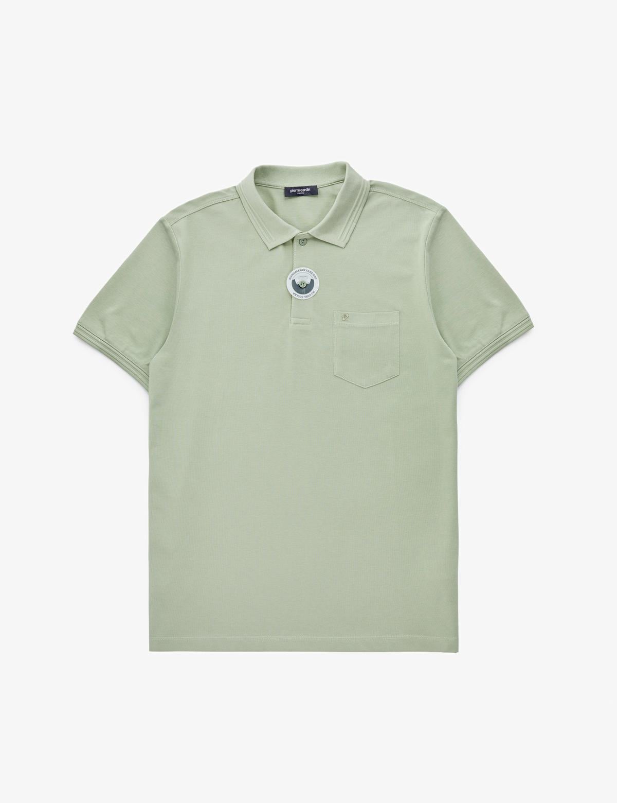 Çağla Regular Fit %100 Pamuk Kıvrılmaz Polo Yaka Basic Tişört - 50325290034