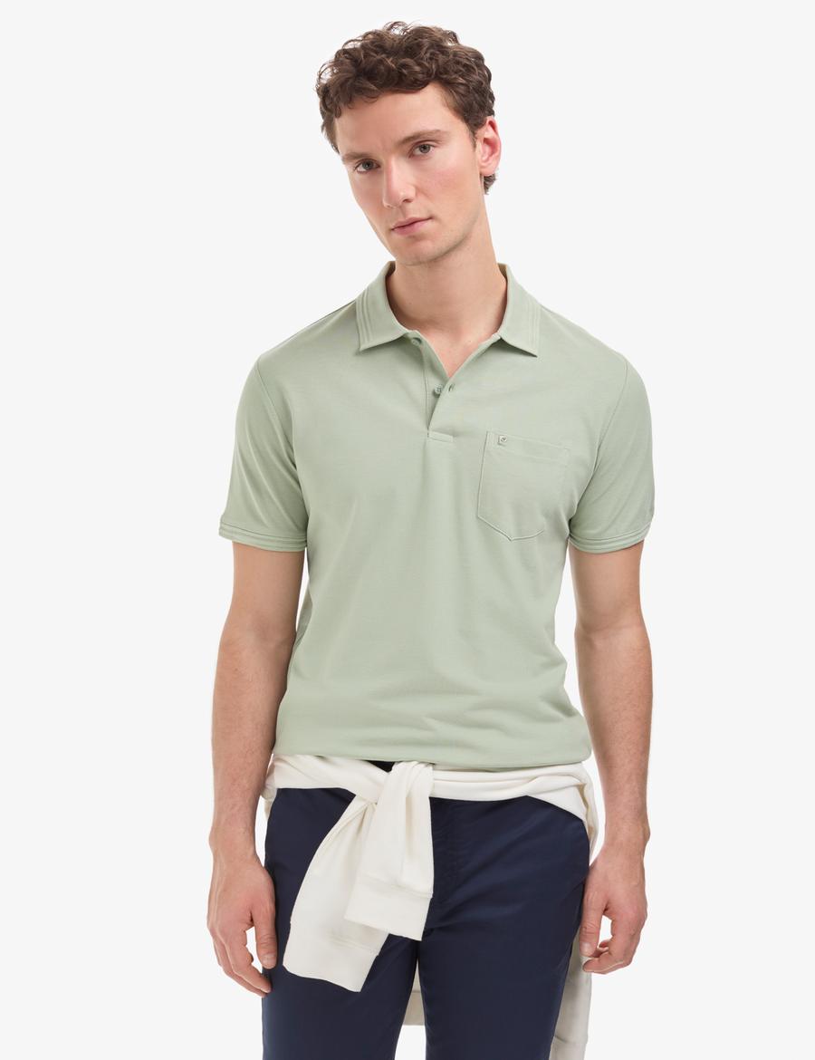 Çağla Regular Fit %100 Pamuk Kıvrılmaz Polo Yaka Basic Tişört