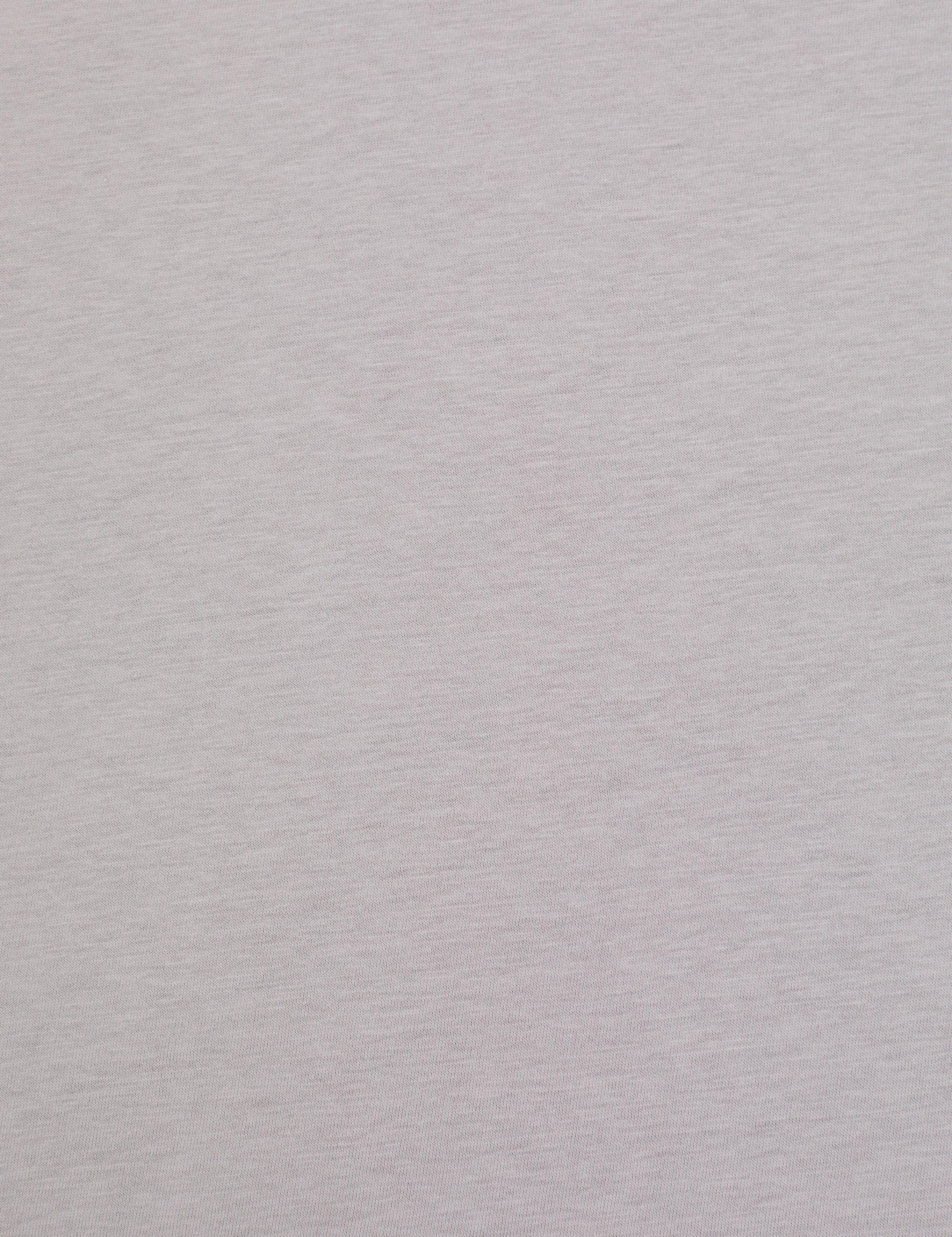 Gri Comfort Fit %100 Pamuk Bisiklet Yaka Basic Tişört