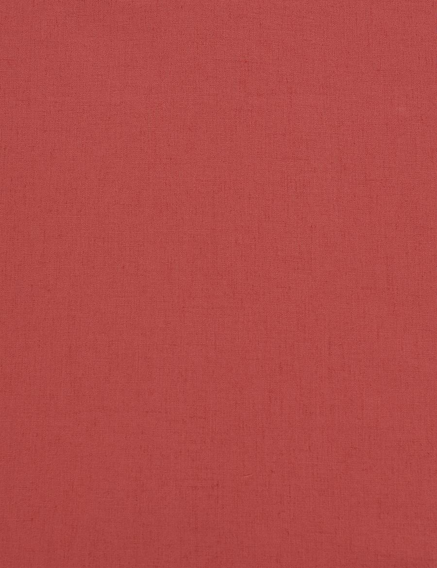 Kiremit Keten Karışımlı Regular Fit Uzun Kollu Gömlek