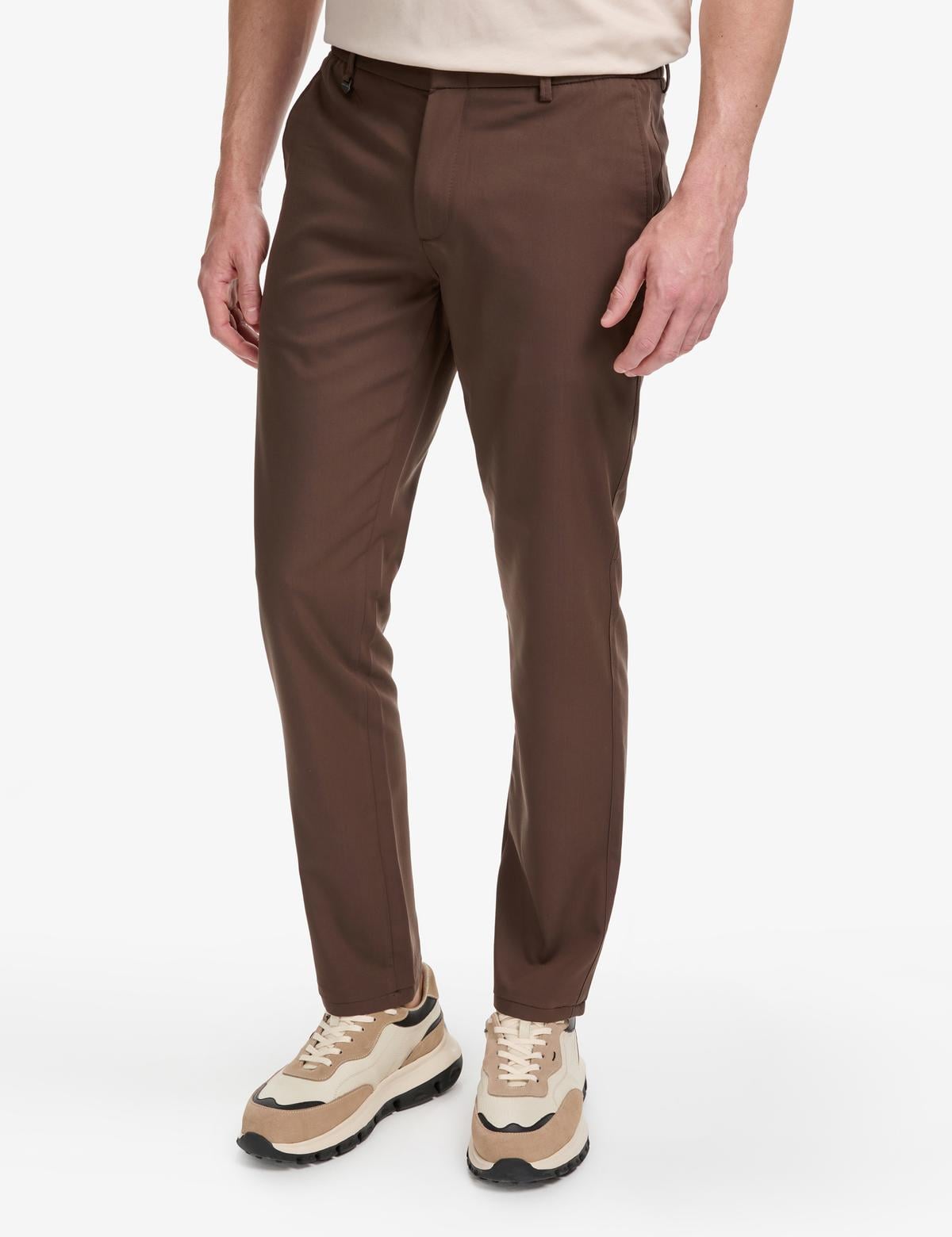 Kahverengi Slim Fit Kumaş Pantolon - 50325166078