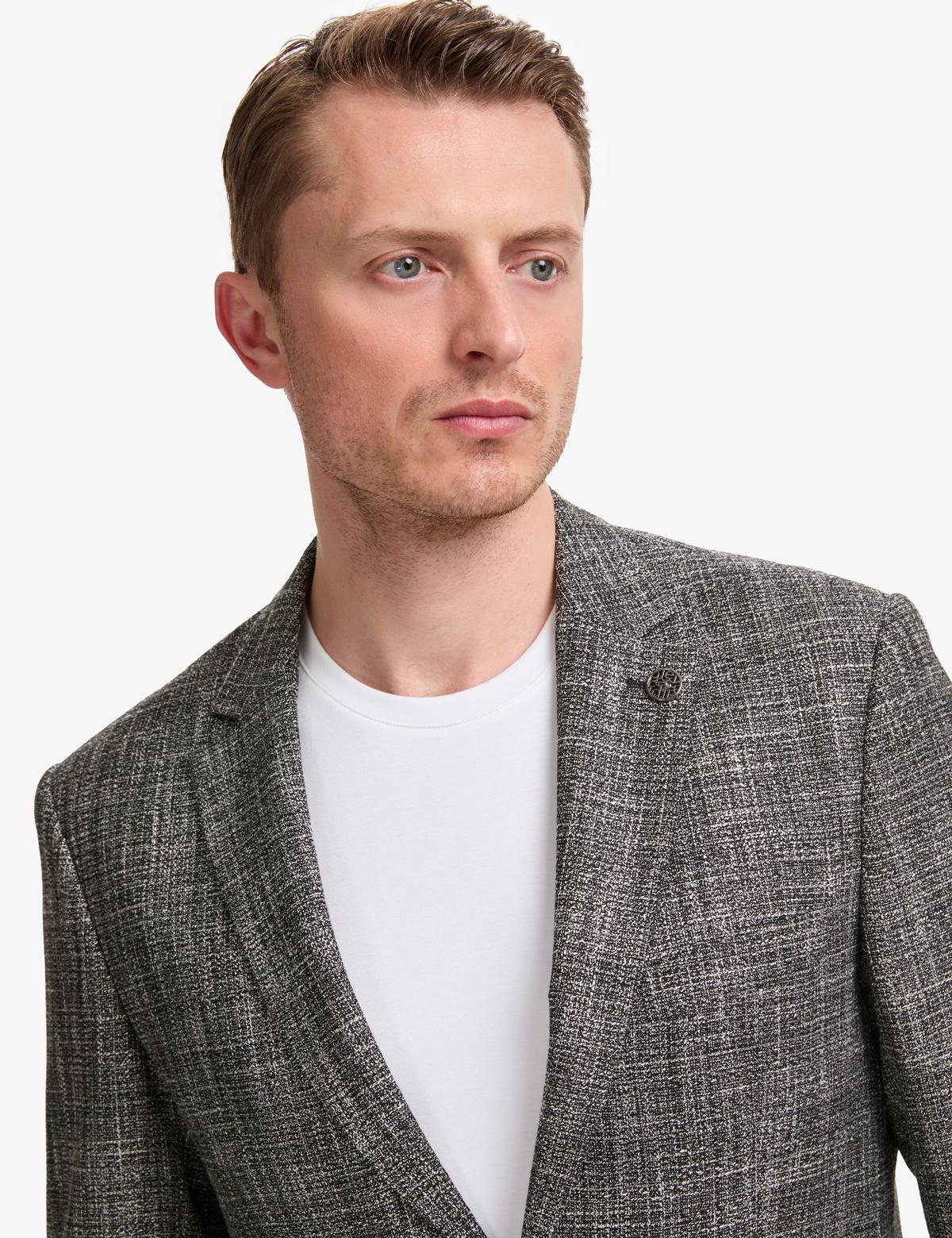 Siyah Slim Fit Ceket - 50324301065