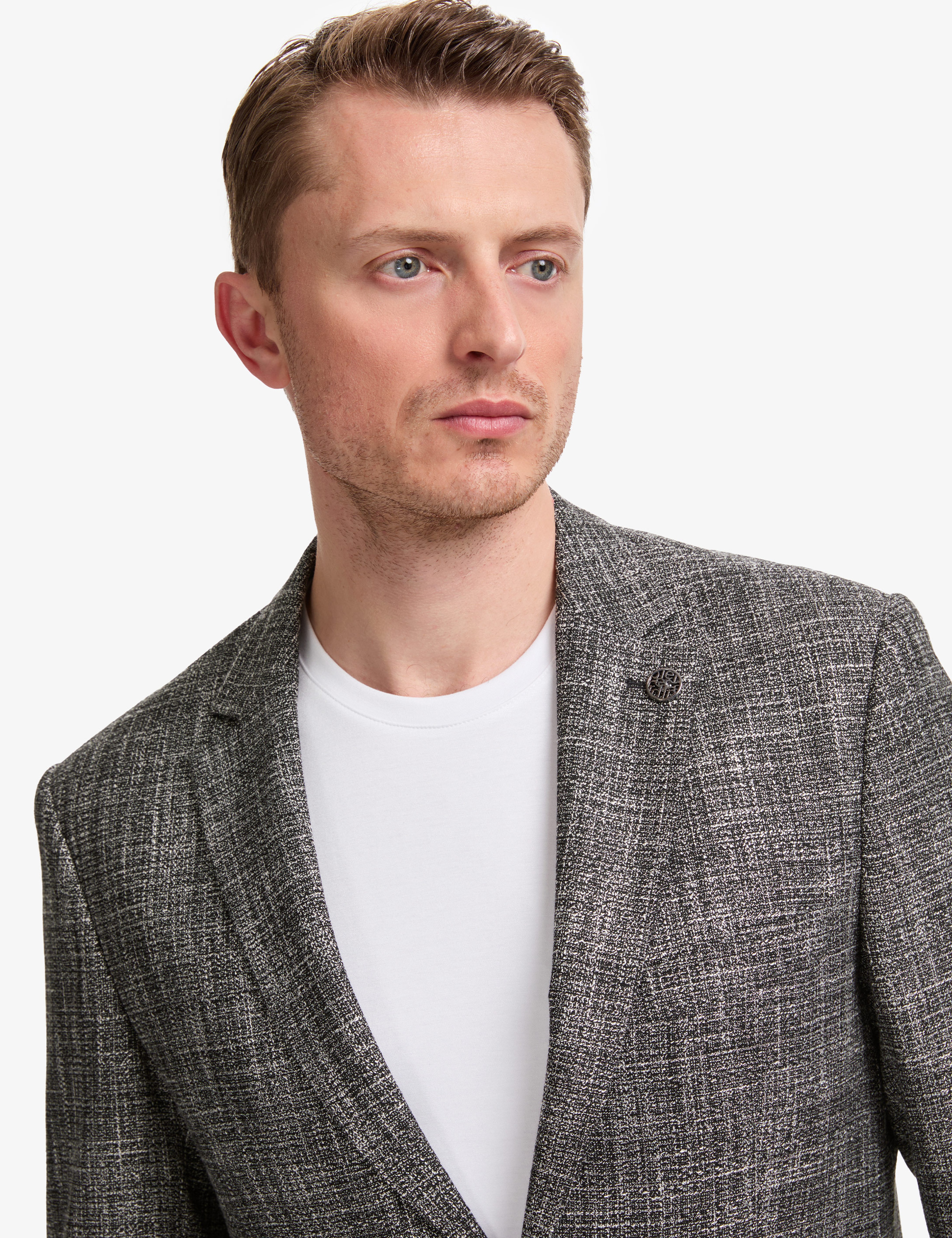 Siyah Slim Fit Ceket - Image 3