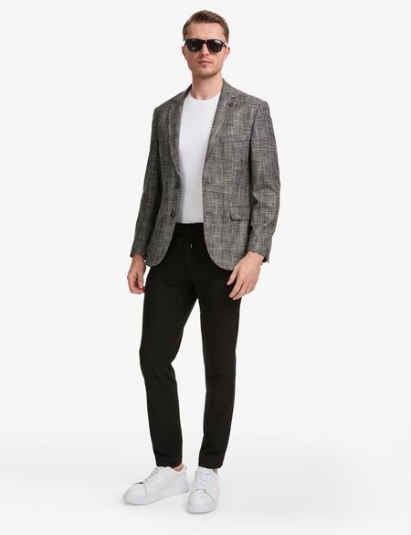 Siyah Slim Fit Ceket - 50324301065