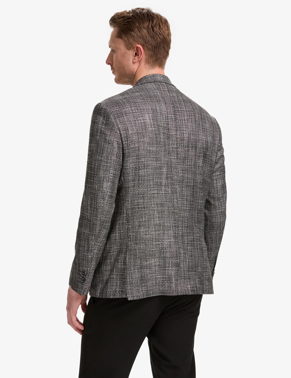 Siyah Slim Fit Ceket - 50324301065