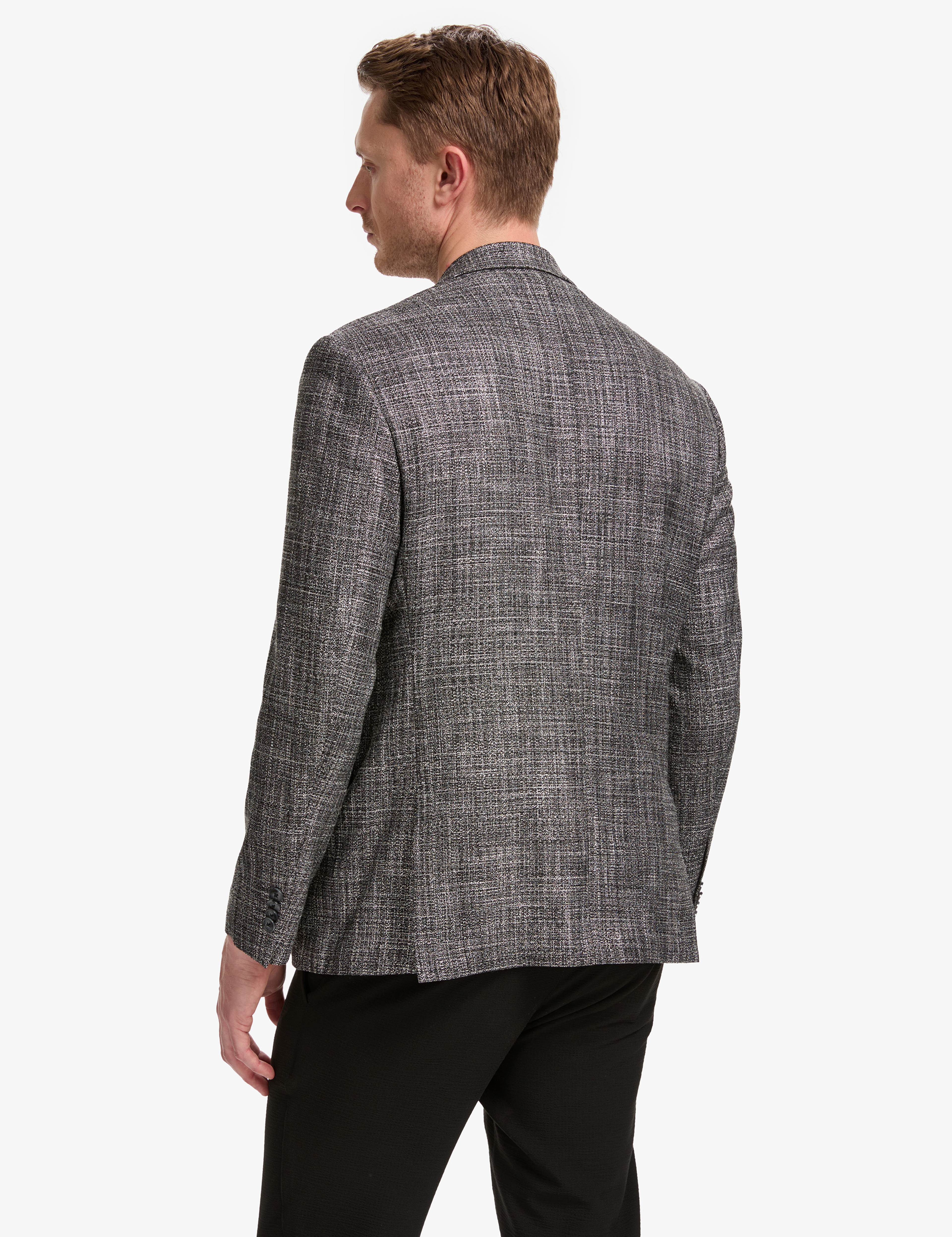 Siyah Slim Fit Ceket - Image 6