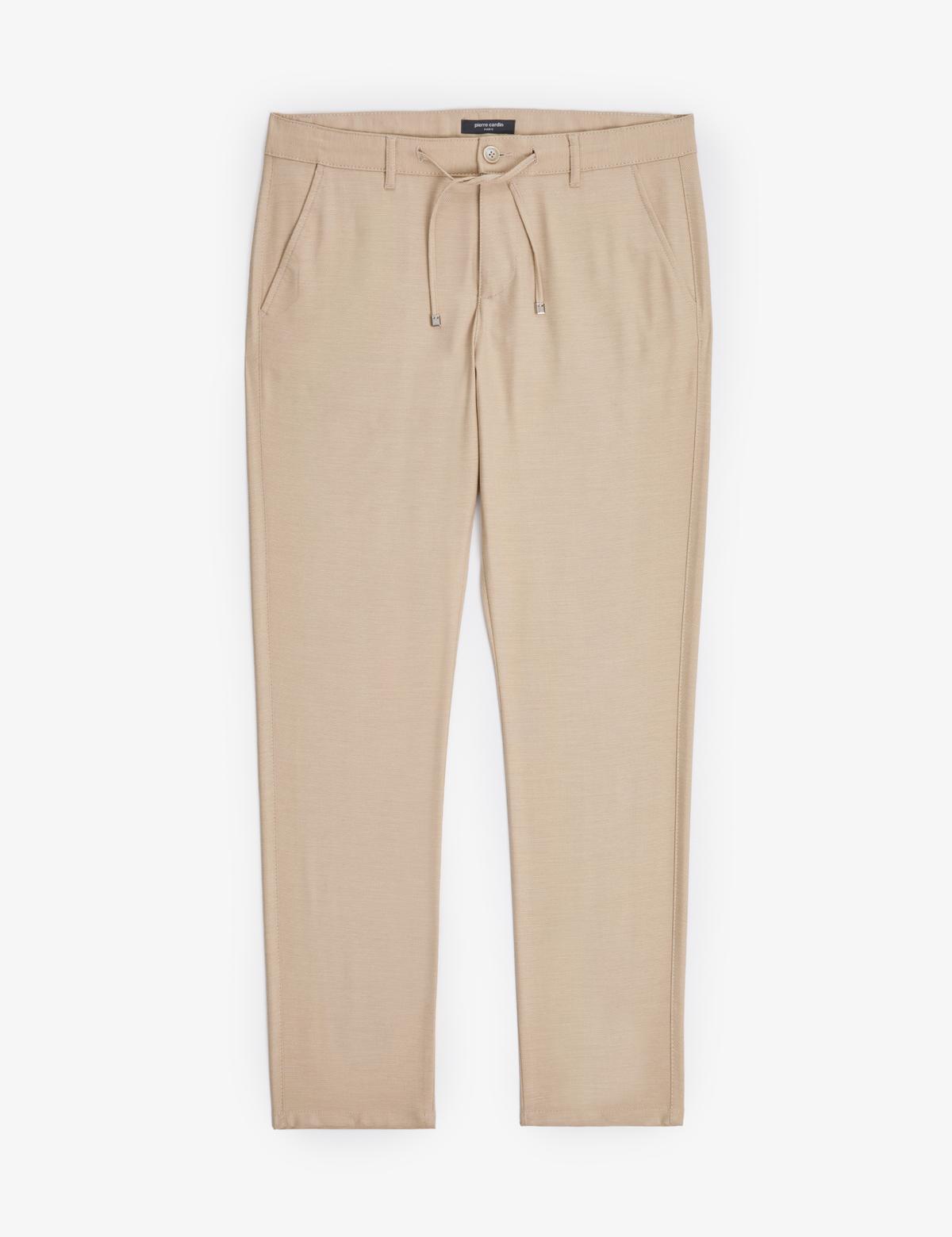 Bej Slim Fit Kanvas Pantolon - 50320851071