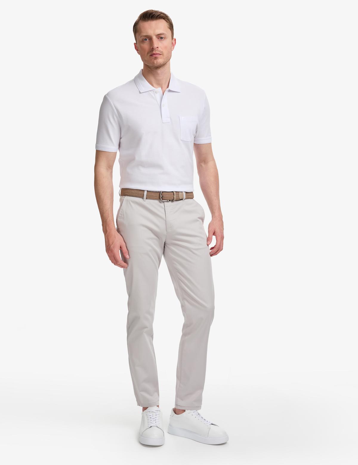 Açık Gri Slim Fit Kanvas Pantolon - 50321979233