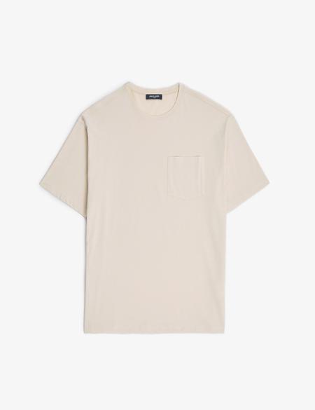 Bej Comfort Fit %100 Pamuk Bisiklet Yaka Basic Tişört - 50325300012