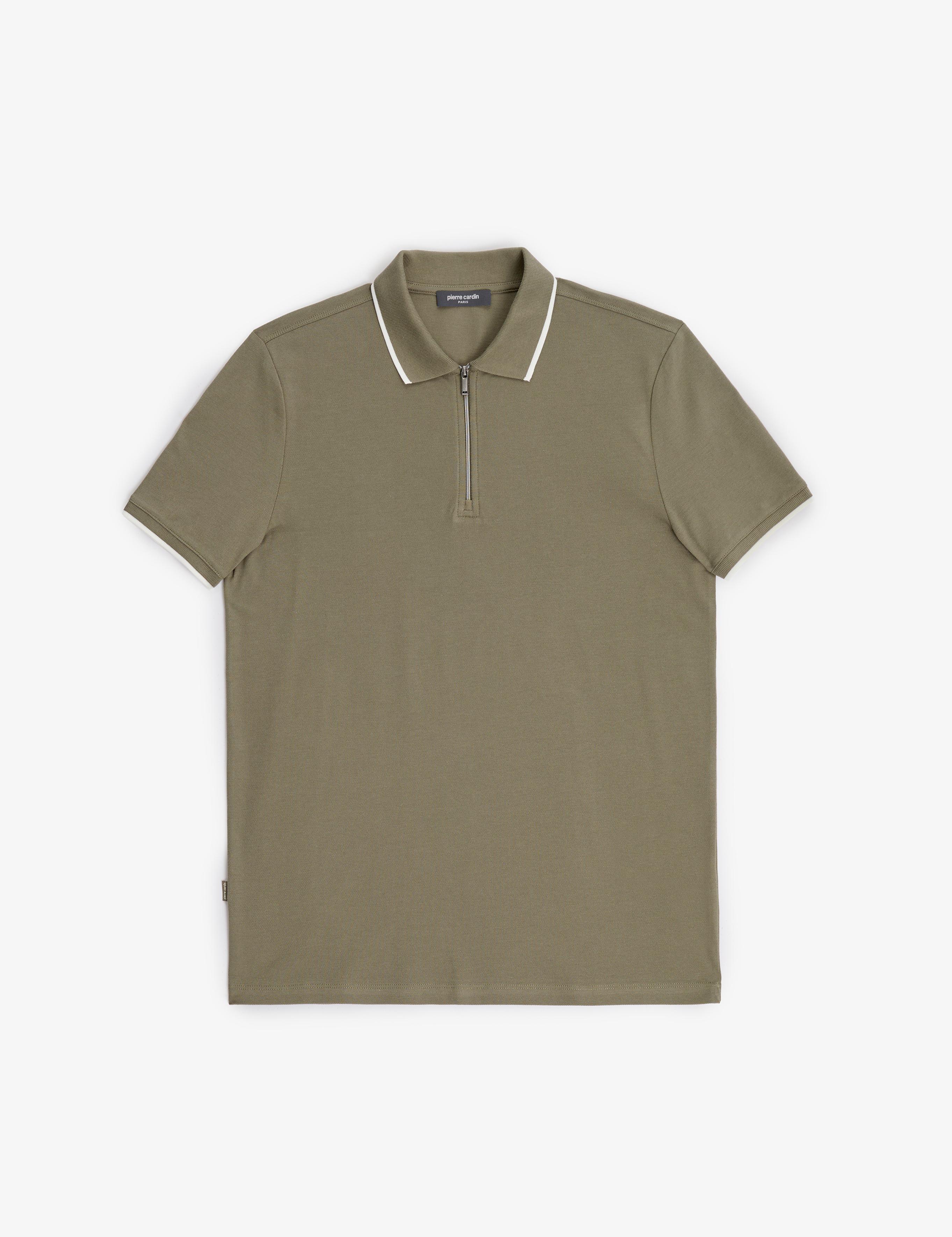 Haki Slim Fit Tişört