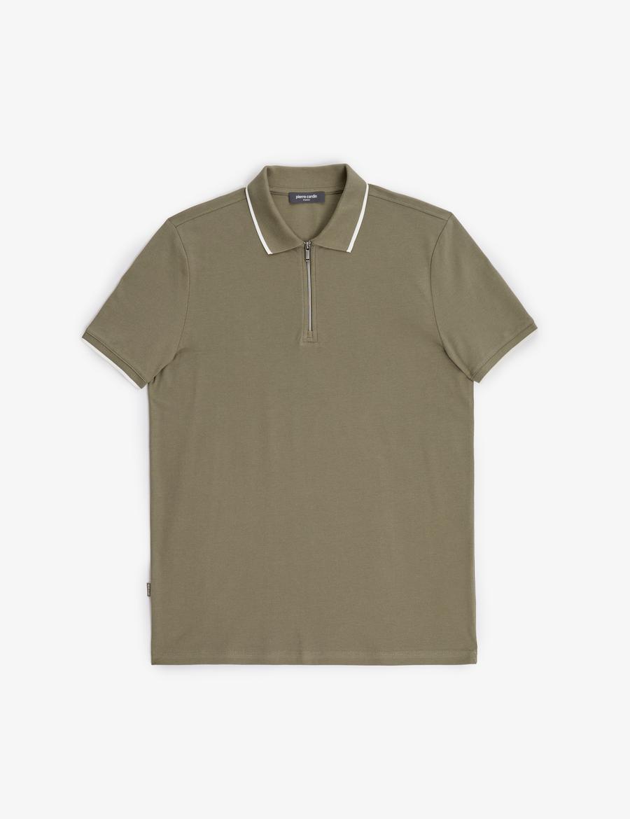 Haki Slim Fit Tişört