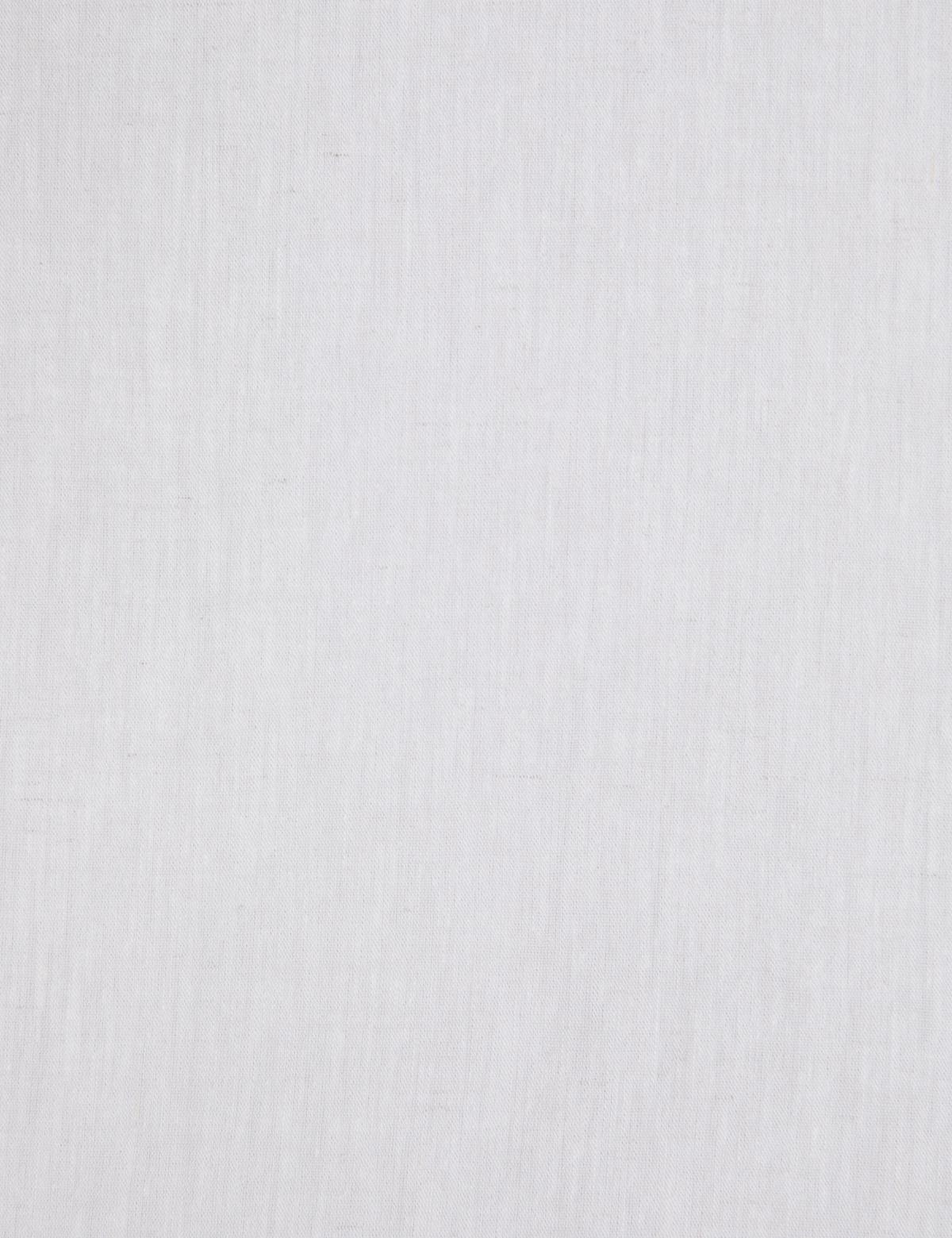 Açık Gri Keten Karışımlı Regular Fit Uzun Kollu Gömlek - 50325356055