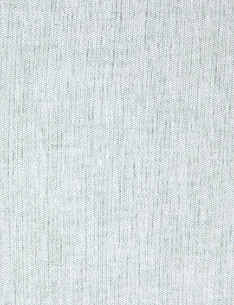 Su Yeşili Keten Karışımlı Regular Fit Uzun Kollu Gömlek