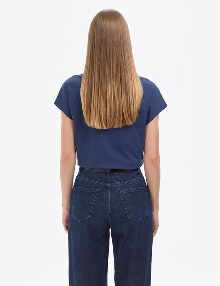 Lacivert Regular Fit Basic Tişört - 50325454010