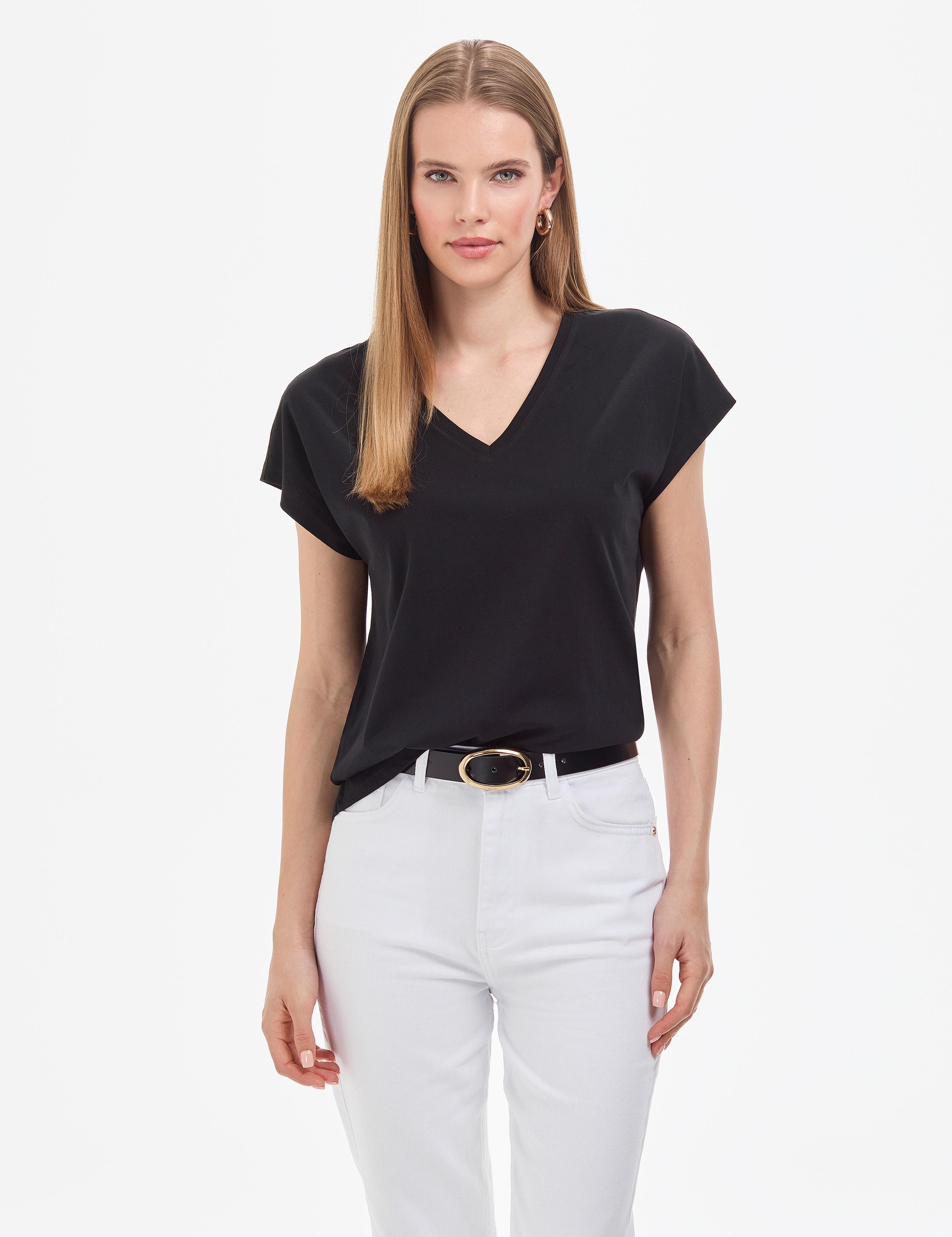 Siyah Regular Fit Basic Tişört