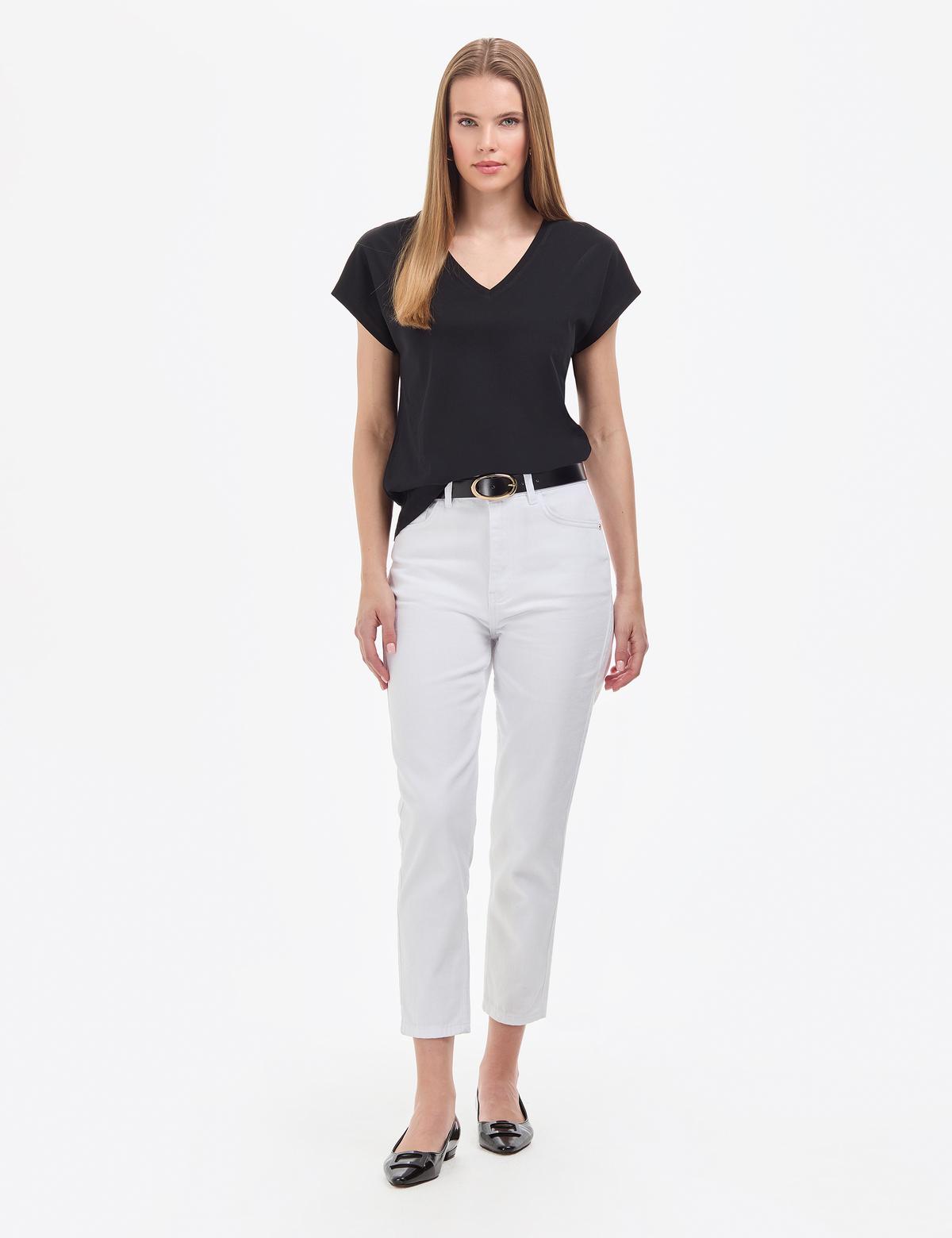 Siyah Regular Fit Basic Tişört - 50325454039