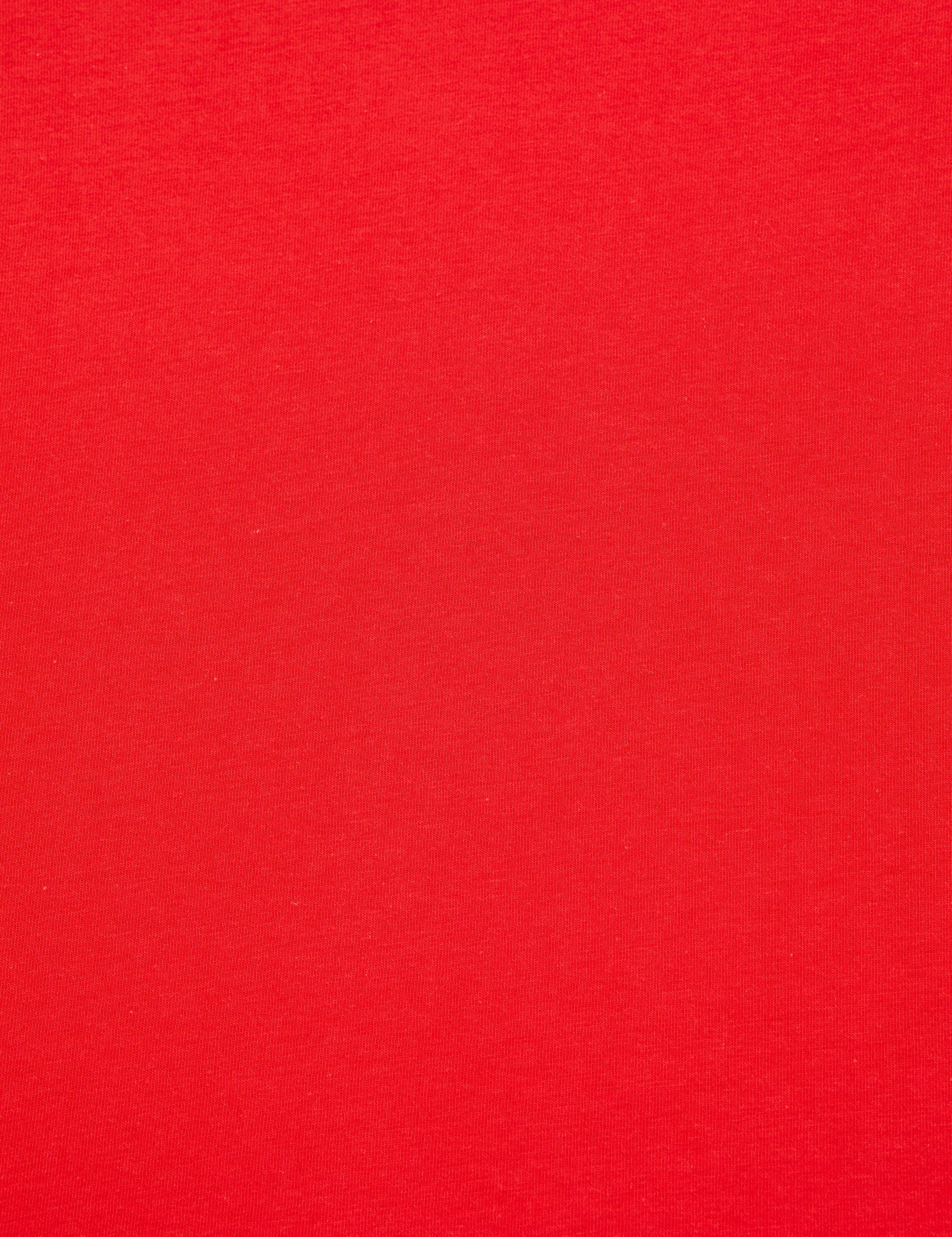 Kırmızı Regular Fit Basic Tişört