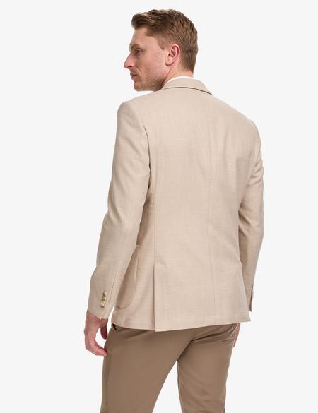 Açık Kahverengi Ex. Slim Fit %100 Pamuk Ceket - 50319595101