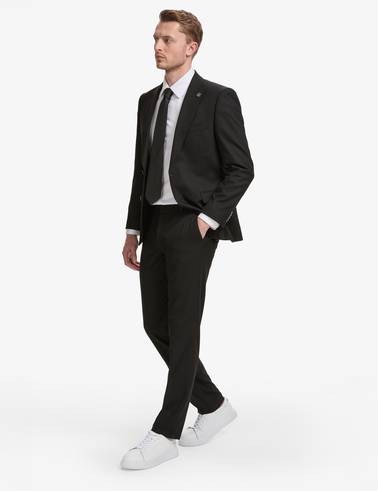 Siyah Slim Fit Takım Elbise