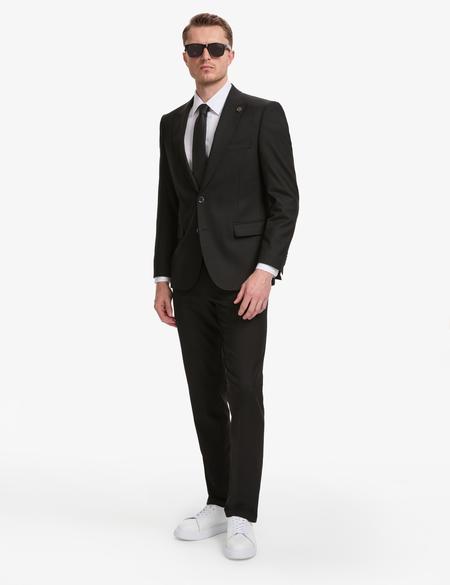 Siyah Slim Fit Takım Elbise - 50324264005