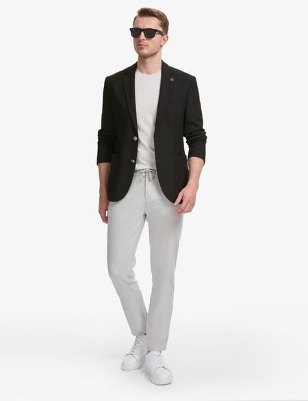 Siyah Slim Fit Ceket - 50324266086