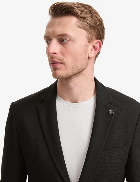 Siyah Slim Fit Ceket - 50324266086