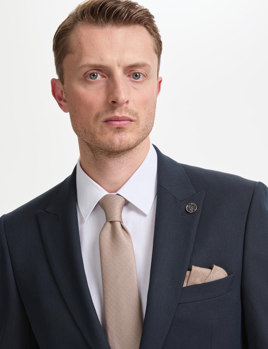 Lacivert Slim Fit Takım Elbise